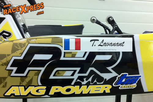 Tony Lavanant op PCR bij AVG Racing